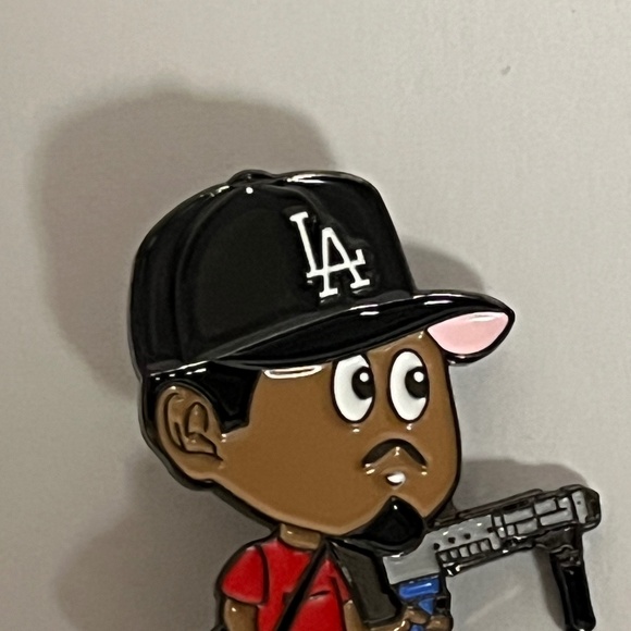 LA Dodgers Pablo Escobar Pablito Gun Hat Pin Streetwear Hats Bag Fitted New Era - Picture 2 of 7